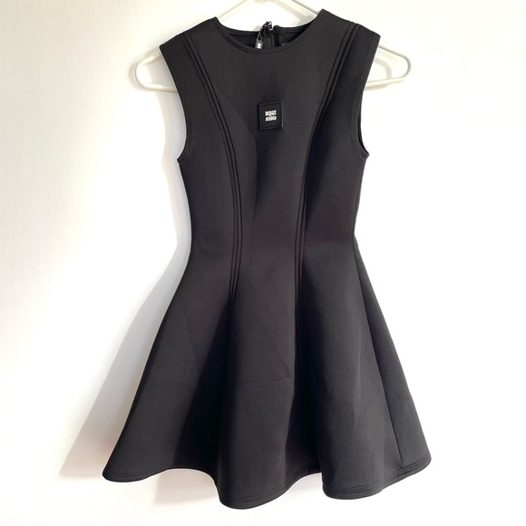 NWT MPAZ STUDIO Submerged Capsule 2022 Collection Mini Dress Black Size XS - Picture 2 of 11